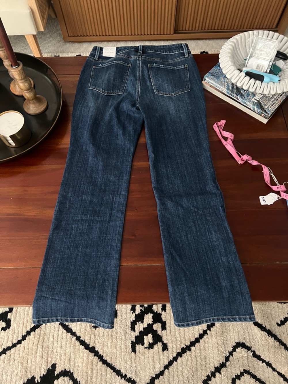 Talbots Boot-Cut Jeans in Dark Indigo - Picture 11 of 11
